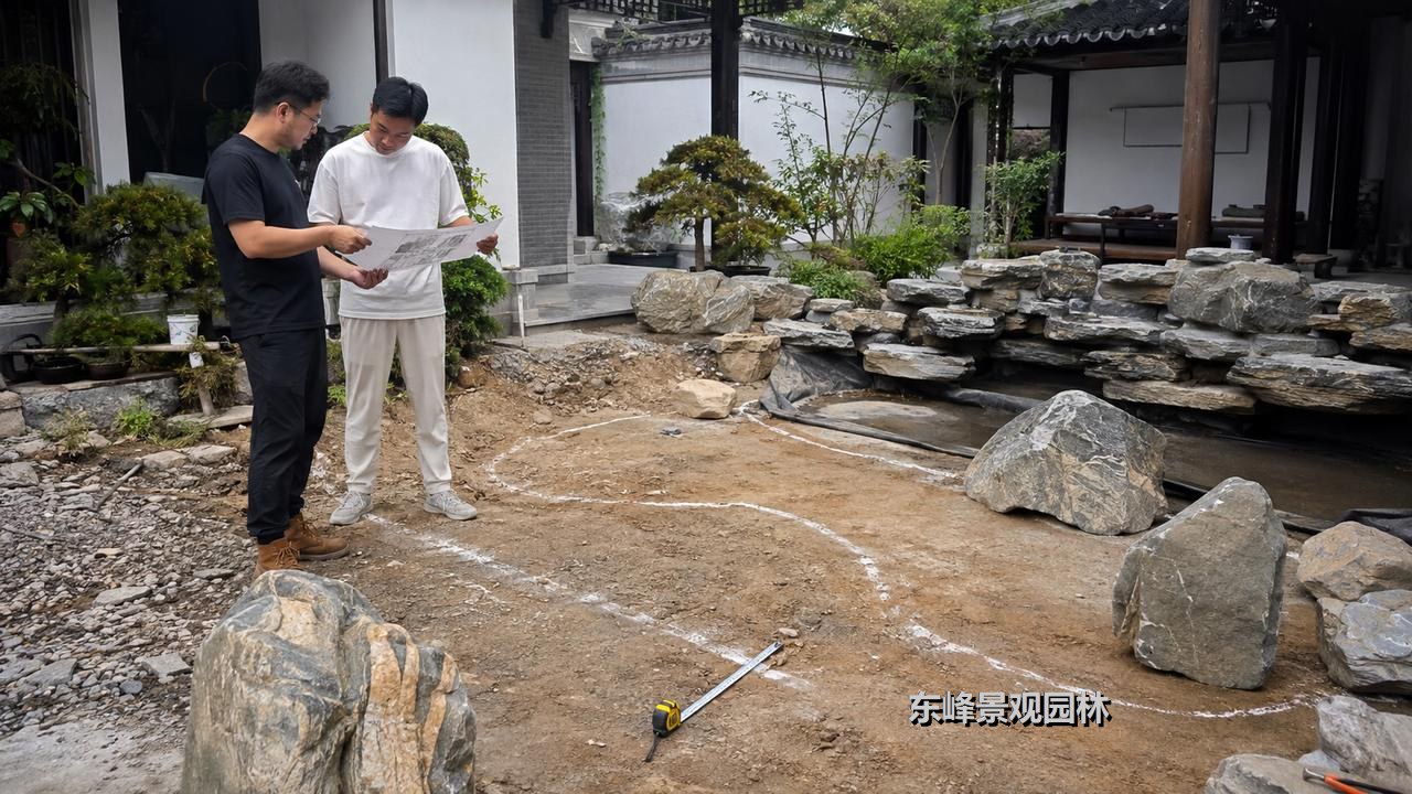 图1 前期现场规划