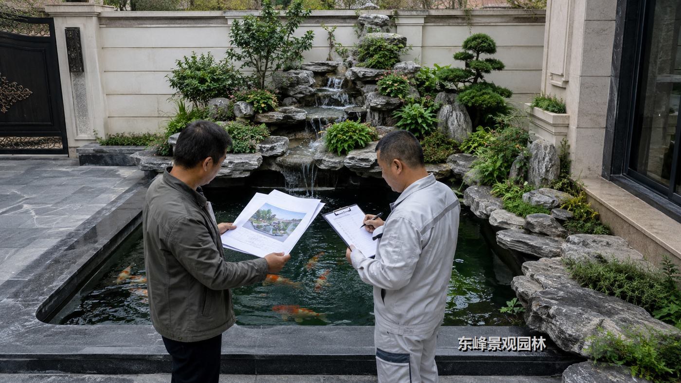鱼池假山做完以后，怎么判断施工到底合不合格？普通业主也能看懂的8个验收要点