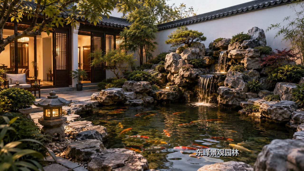 做鱼池假山，最怕的不是花钱，而是做完以后天天操心：从设计到维护的专业解析