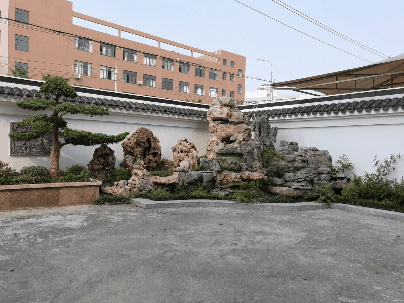 广东惠州私家庭院太湖石假山案例